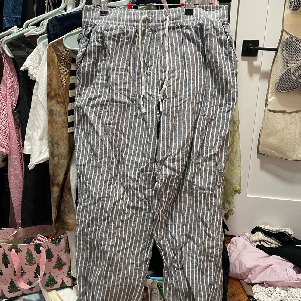 GAP Gray Striped Men's Joggers